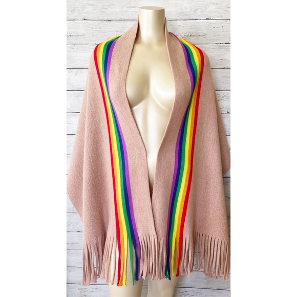 Pride ♥️ Rainbow Knit Scarf - Picture 3 of 5